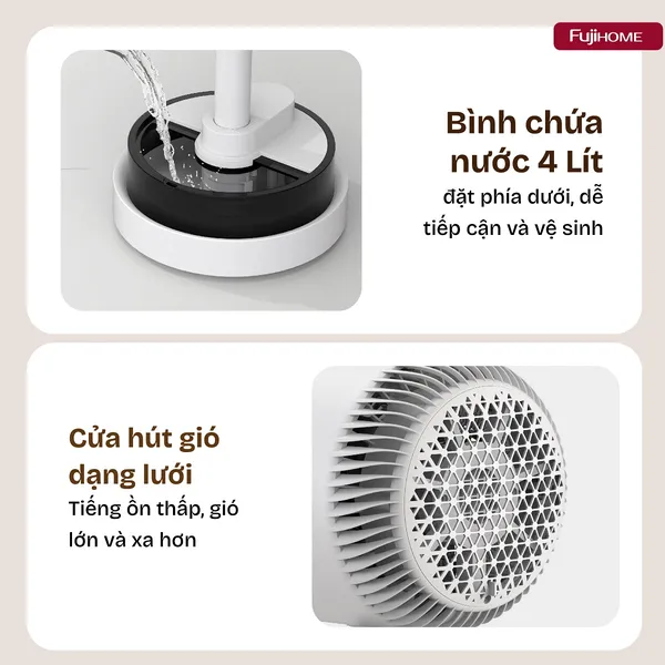 Quạt Điều Hòa Bốn Mùa Đa Năng Fujihome AC707