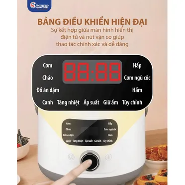 Nồi Áp Suất Điện Sowun SW 683 2.0 Lít 7