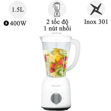 Máy Xay Sinh Tố Sharp EM-S154PV-WH