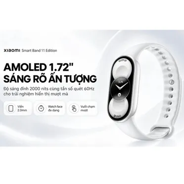 Vòng Đeo Tay Thông Minh Xiaomi Mi Band 11 Gốm 1