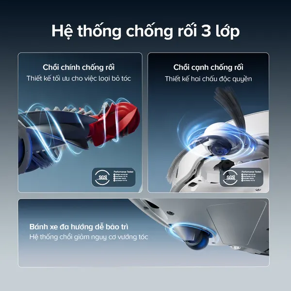 Robot Hút Bụi Roborock Qrevo Edge 2 Màu Đen