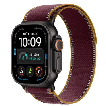 Apple Watch Ultra 4 GPS + Cellular 49mm Viền Titanium Dây Trail