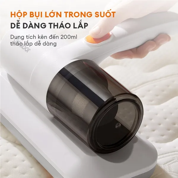 Máy Hút Bụi Nệm Sofa Gaabor VCD10M-WH02A Diệt Khuẩn Tia UV