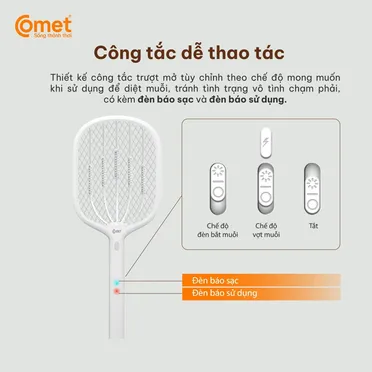 Vợt Muỗi Điện Comet CP049 1