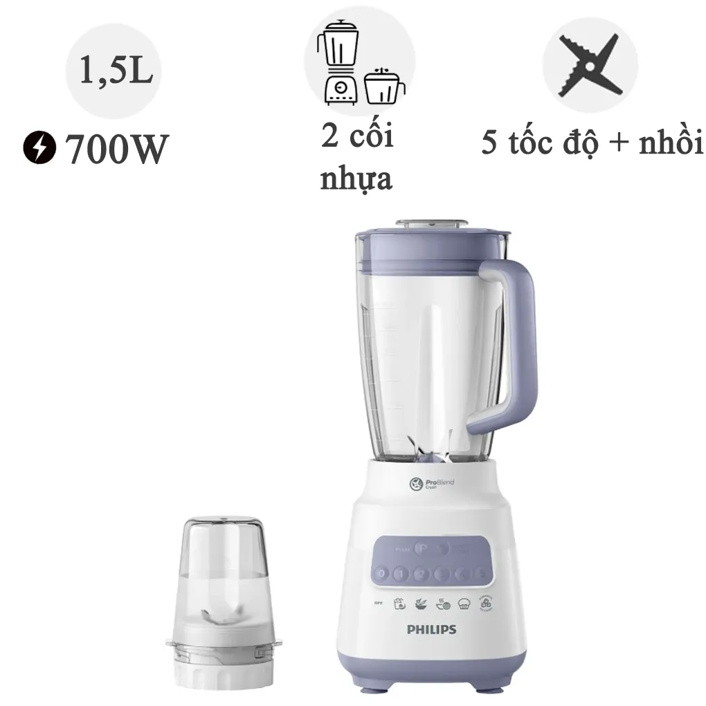 M&aacute;y xay sinh tố HR2221 700W