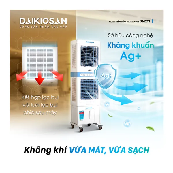 Quạt Điều Hòa 2 Tầng Công Suất Lớn Daikiosan DM211