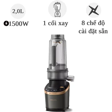 Máy Xay Sinh Tố, Ép Trái Cây Philips HR3770/00