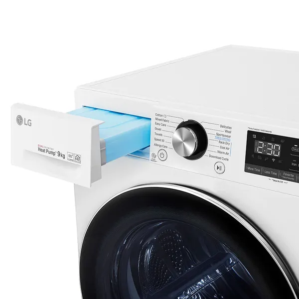 Máy Sấy Bơm Nhiệt LG 9 Kg DVHP09W
