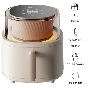 Nồi Chiên Không Dầu Bear QZG-F15G1 6.0 Lít