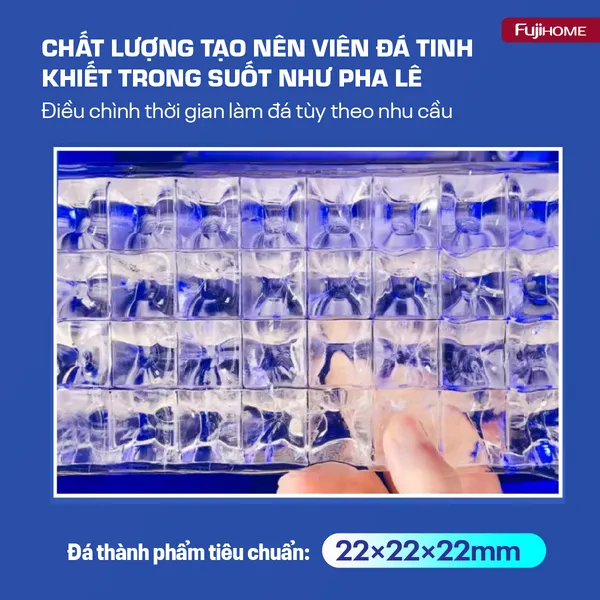 Máy Làm Đá Kèm Lọc Nước UF Fujihome IM45C