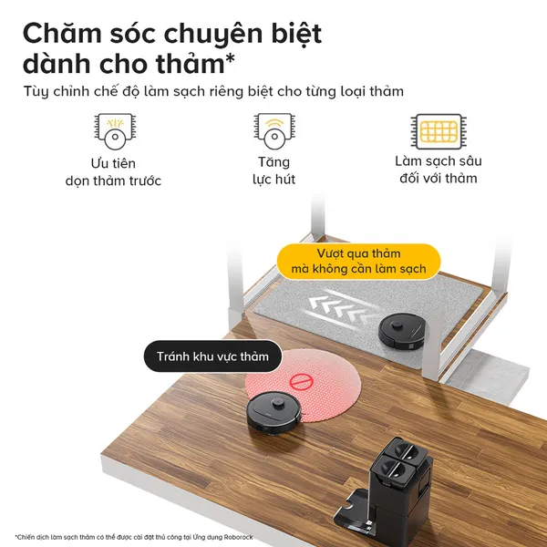 Robot Hút Bụi Lau Nhà Roborock QR 798 - Đen