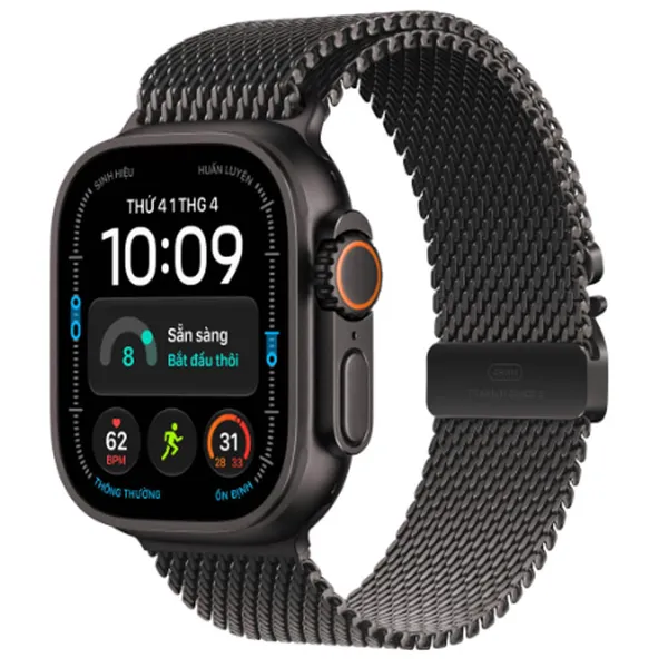 Apple Watch Ultra 4 GPS + Cellular 49mm Viền Titanium Dây Milan