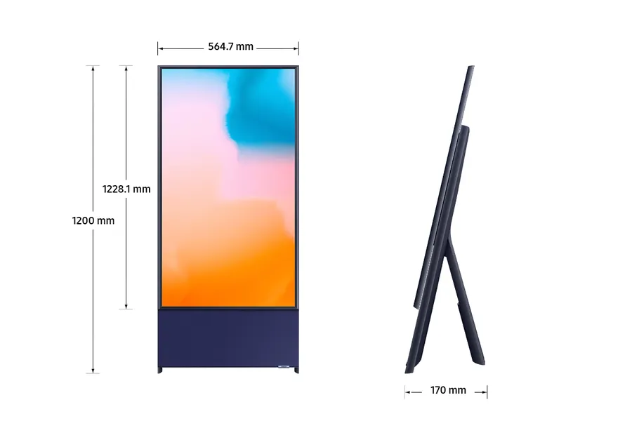 Lifestyle Tivi Samsung SERO QLED 4K 43 Inch QA43LS05B
