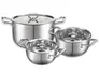 Bộ 3 Nồi Inox 304 Đáy Từ 5 Lớp Daelux DXSP-GS3
