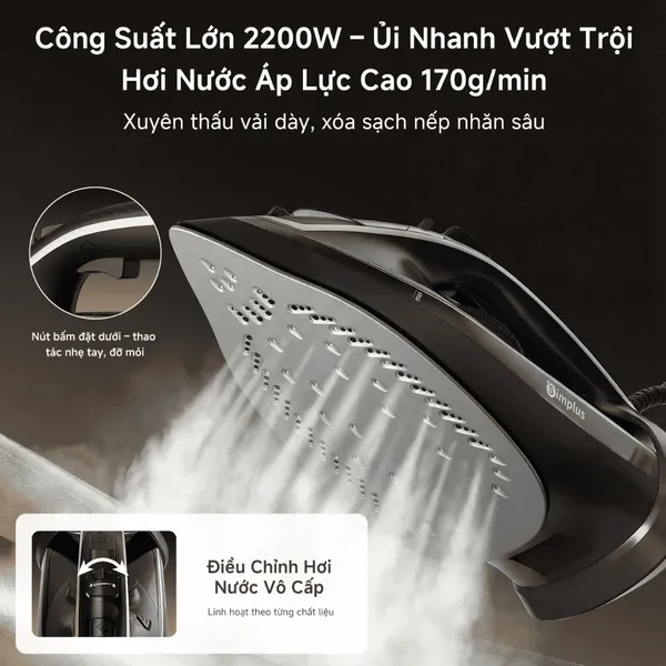 Bàn Ủi Hơi Nước Simplus GTJH024BK00-VIP