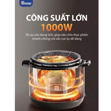 Nồi Áp Suất Điện Sowun SW 688 6 Lít 4
