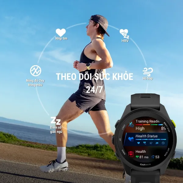 Garmin Forerunner 70 42.6mm Dây silicone