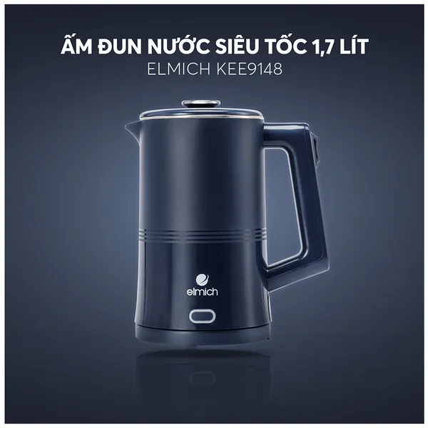 Ấm Đun Siêu Tốc Elmich KEE-9148 1.7 Lít