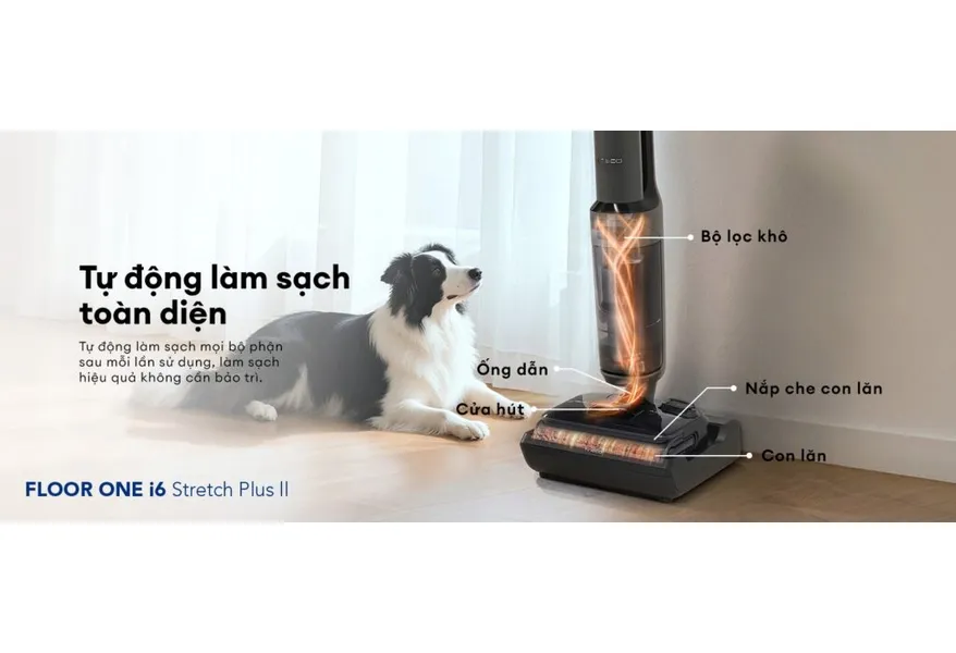 Máy Lau Sàn Hút Bụi Tineco Floor One i6 Stretch Plus II