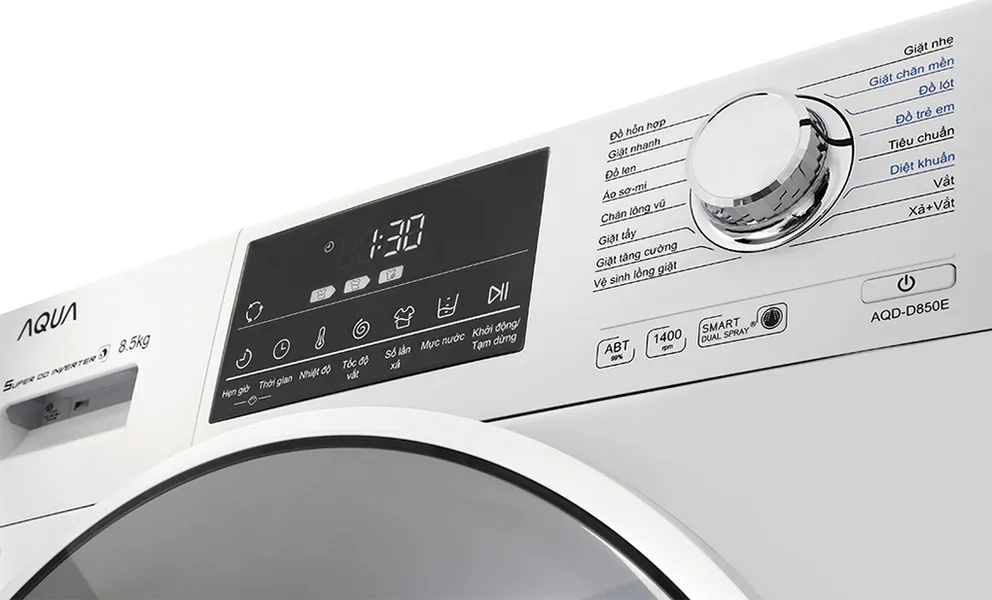 Máy Giặt Aqua 8.5 Kg AQD-D850E (W)