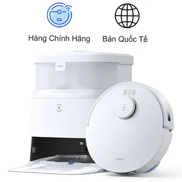 Robot Hút Bụi Thông Minh Ecovacs T30e Pro Omni Màu Trắng