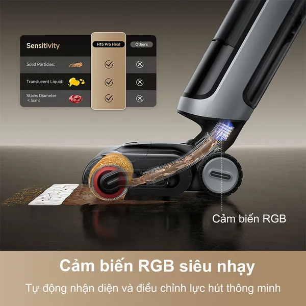 Máy Hút Bụi Lau Nhà Cầm Tay Dreame H15 Pro Heat