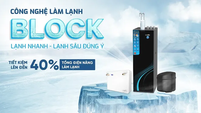 Máy Lọc Nước Nóng Lạnh Karofi KAD-C66 12 Lõi 6