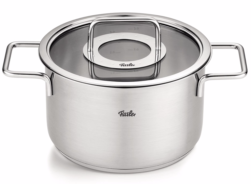 Bộ Nồi Fissler Pure 4 Món Nắp Kính - Xuất Xứ Đức