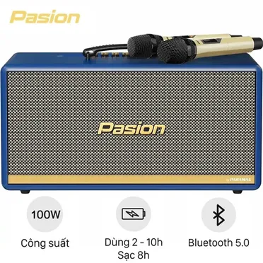 Loa Di Động Xách Tay Paramax PASION 2c (Màu Xanh)