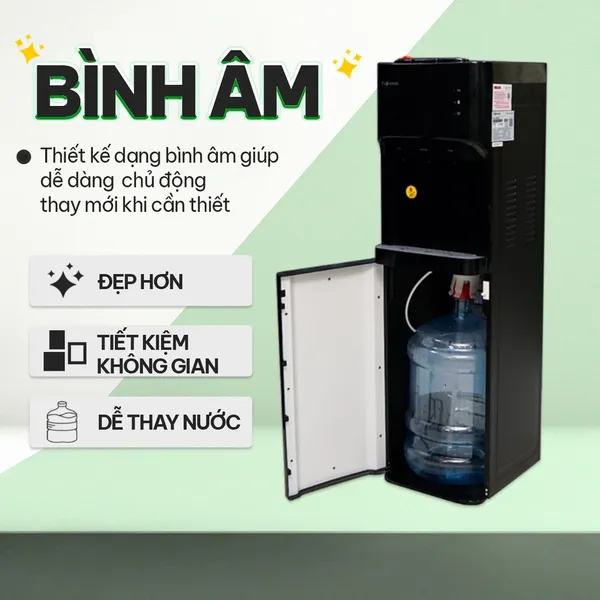 Cây Nước Nóng Lạnh Bình Âm Cao Cấp Fujihome WD606C