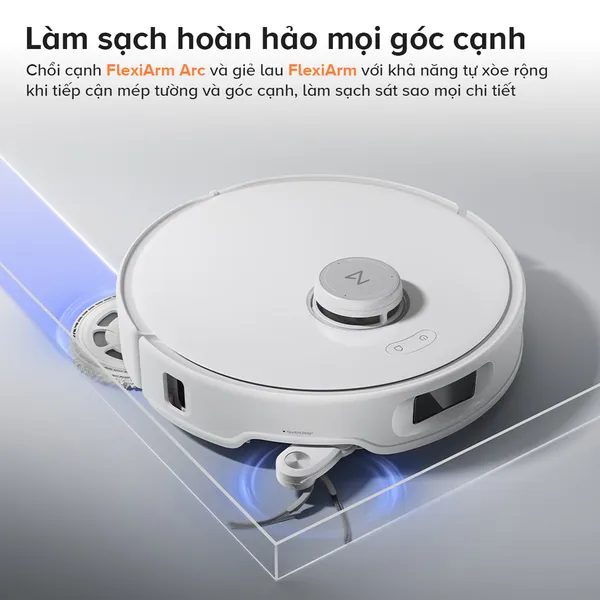 Robot Hút Bụi Lau Nhà Roborock Q Revo 5V1 Đen