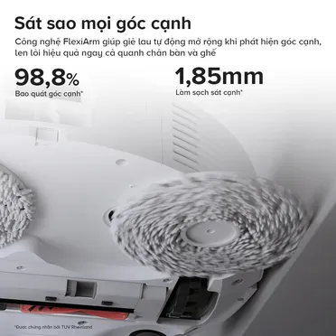 Robot Hút Bụi Lau Nhà Roborock Qrevo C Pro - Trắng 17