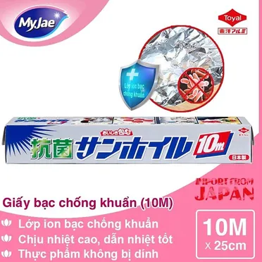 Giấy Bạc Kháng Khuẩn Toyal 25 x 10m 4