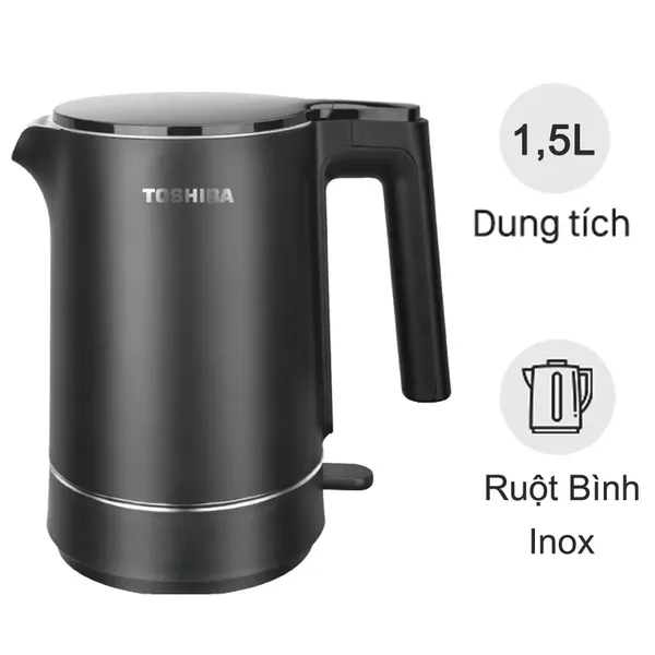 Bình đun siêu tốc 1.5 lít Toshiba KT-15DS1NV
