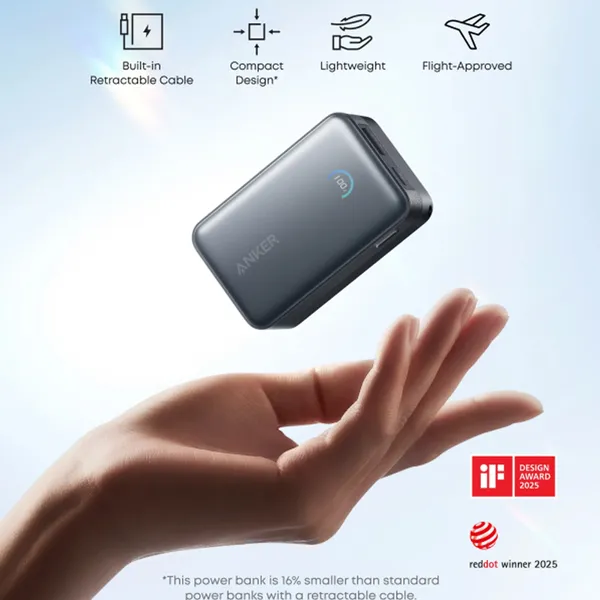 Pin sạc dự phòng Anker 2C1A 45W 10000mah