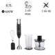 Máy xay sinh tố cầm tay Panasonic MX-SS1BRA 600W