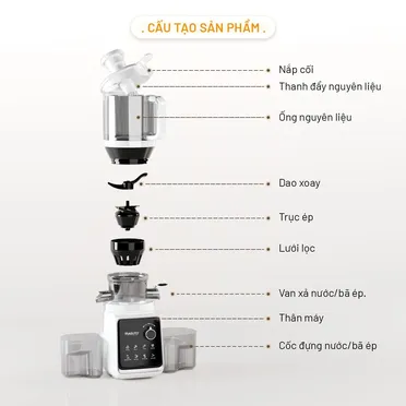 Máy Ép Chậm Masuto MSPrimeUltra 9