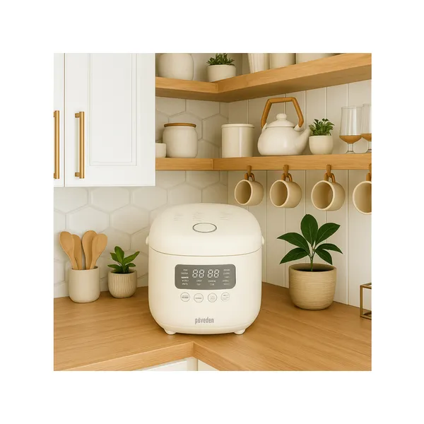 Nồi Cơm Điện Tử 3D Lòng Nồi Inox Paveden Retro PR-3D18BE 1.8 Lít