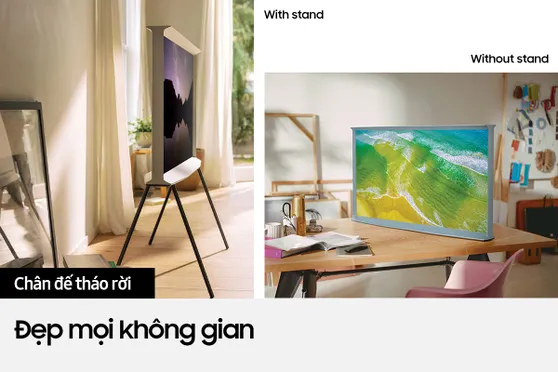 Smart Tivi Samsung 4K The Serif 65 Inch QA65LS01B 11