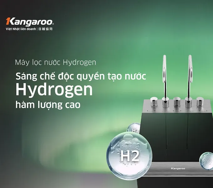 Máy Lọc Nước Kangaroo Sumire Hydrogen Nóng Lạnh KG11A18 11 Lõi