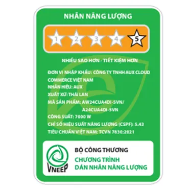 Máy lạnh AUX Inverter 2.5 Hp AW24CUA4DI-5VN 6