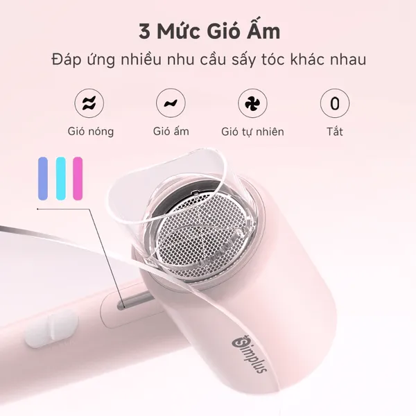 Máy Sấy Tóc Gấp Gọn Simplus CFJH008WH00