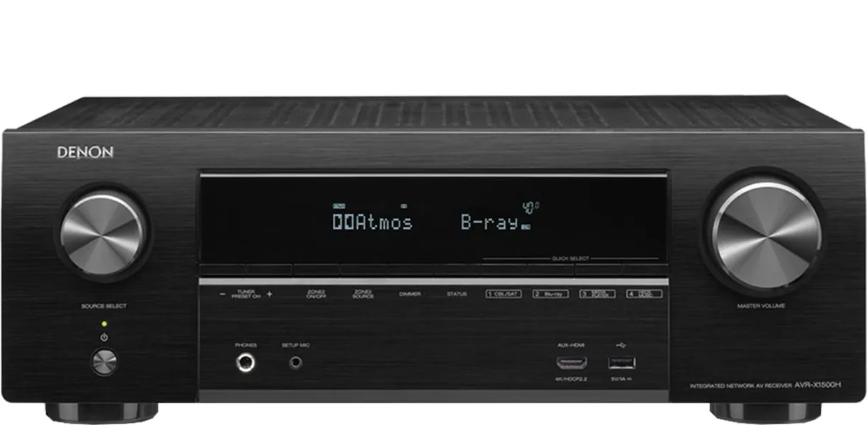 Amply Denon AVR-X1500HBKE2
