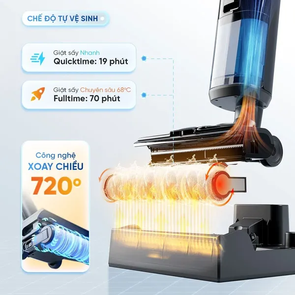 Máy Hút Bụi Lau Nhà Không Dây Masuto MSFOLD