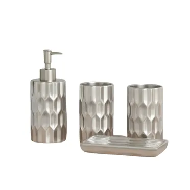 Bộ Phòng Tắm (4 món) ECOBS20251 Bạc 0