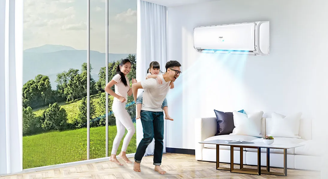 Máy lạnh Aqua Inverter 1.5 Hp AQA-KCRV13TH