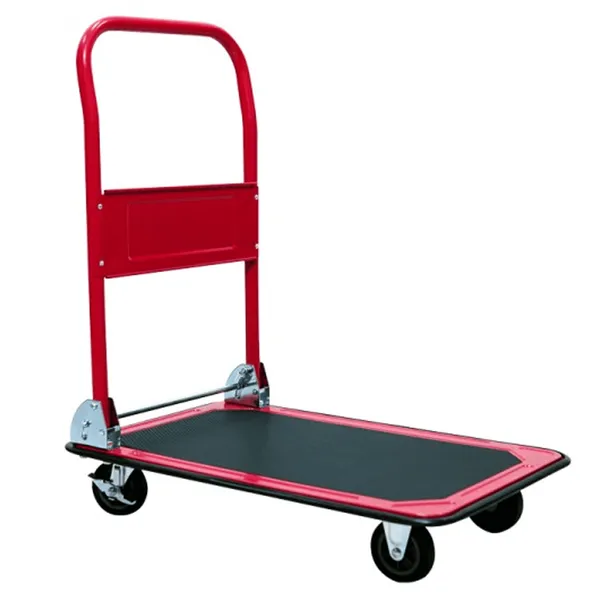 Xe Đẩy Hàng 4 Bánh Sàn Thép 4 Bánh Fujihome HT-415