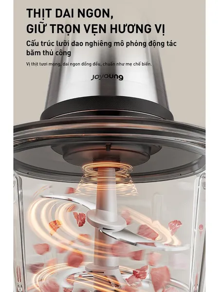 Máy Xay Thịt Đa Năng Joyoung JFC-808 1.8 Lít