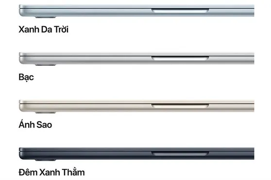 Laptop MacBook Air 13 inch M5 (16GB+512GB) 5