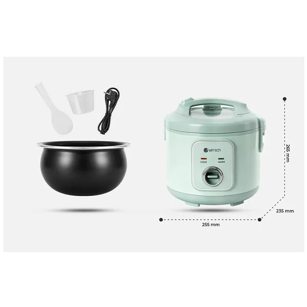 Nồi Cơm Điện Elmich RCE9257 1.2 Lít